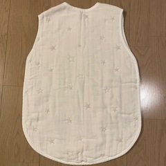 【10mois ディモワ】ベビースリーパー ホワイト 星柄の画像