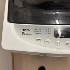 洗濯機ジャンク品の画像