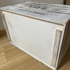 木箱　収納ケースの画像