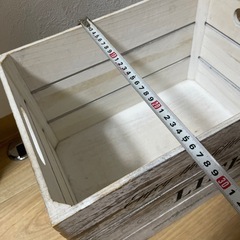 木箱　収納ケースの画像