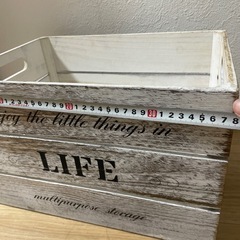 木箱　収納ケースの画像