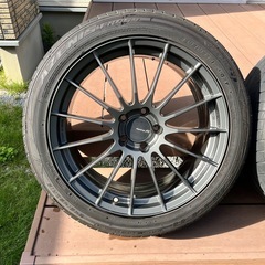 【美品】ENKEI RS05RR 19インチ 8.5J +35 PCD114.3の画像