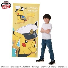 ポケットモンスター ビッグマイクロファイバータオル　の画像