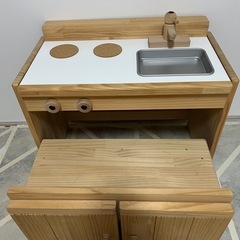 木製ままごとキッチン　wilwoodの画像