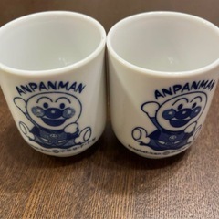 アンパン　キッズ　ガラスコップ　値下げ不可の画像