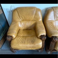 高級ソファー　3点セットの画像