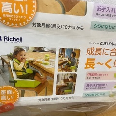 リッチェル　ごきげんお食事クッション　の画像