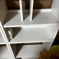 勉強机の付属棚の画像