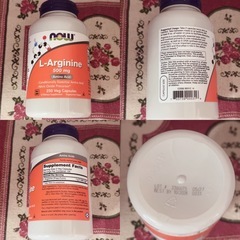 ナウフーズ Now Foods 4点纏め マカ 250粒 2点 Prostate Support 90粒 1点 L-アルギニン 1000mg 120粒 1点の画像