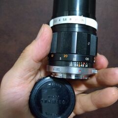 並品　OLYMPUS E.Zuiko Auto-T 100mm F3.5 PEN　分解清掃済の画像