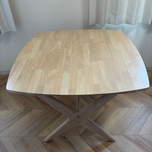 リビングダイニングテーブル(リラックスワイド90 WHウォッシュ)