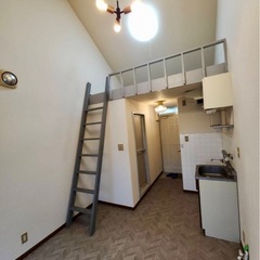 審査ユル❗️1R➕ロフト❗️初期費用無料❗️家電3点セット…