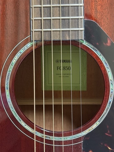 ヤマハ　アコースティックギター 値下げしました?YAMAHA FG850 ?オールマホガニー仕様✨ソフトケース付き・美品！ 