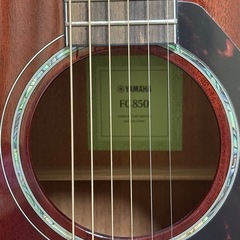 YAMAHA FG850 🎸オールマホガニー仕様✨ソフトケース付き・美品！ の画像