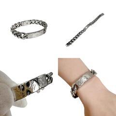 ルイヴィトン M00270 ブレスレット シルバー  LOUIS VUITTON ブラスレ・チェーンモノグラムの画像