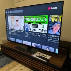 新品級　SHARP AQUOS 60型　2024年モデル　テレビボード付の画像