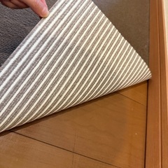 長ーーーいカーペット　ハサミで長さカット可　色は茶色の画像