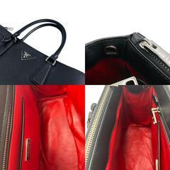 プラダ 1BA274 トートバッグ ブラック  PRADA サフィアーノの画像