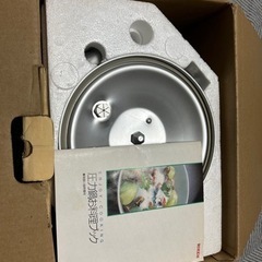 【新品未使用】RIKEN 圧力鍋 R-60 6.0L 中ス、取り扱い説明書付の画像