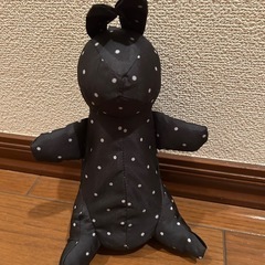 折り畳み傘　ドット柄　うさぎカバーの画像