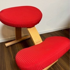 バランスイージー レッド sakamoto house 赤　バランスチェアの画像