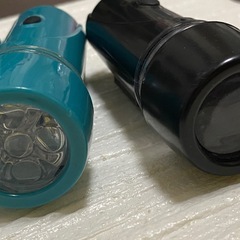 【無料で差し上げます】自転車用ライト(ミニ懐中電灯)3本セットの画像