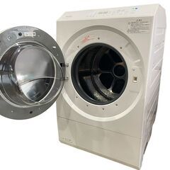 【決まりました】【⭐️全額返金保証⭐️】★TOSHIBA 東芝電気洗濯乾燥機 左開き TW-127XM3L 2023年製の画像