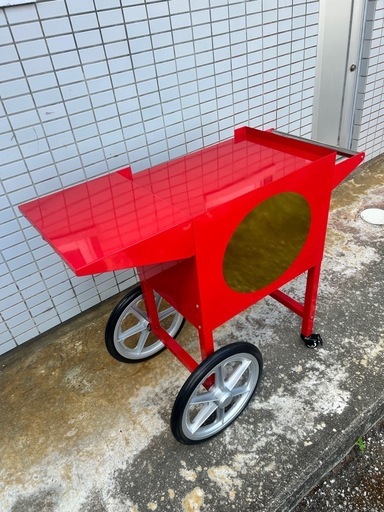 業務用ポップコーンマシーンと専用ワゴン台