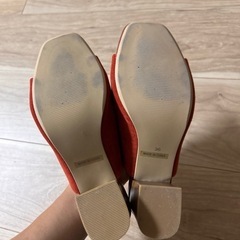 ヒールサンダル　スウェード　ciaopanicの画像