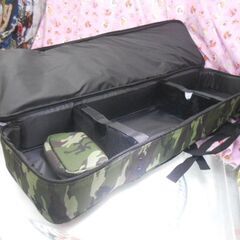 新品未使用5.980円　沖縄三線専用 N迷彩柄ソフトケース　肩掛け手持ち背負いOKの画像
