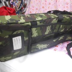 新品未使用5.980円　沖縄三線専用 N迷彩柄ソフトケース　肩掛け手持ち背負いOKの画像