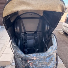 値段交渉可！自転車用チャイルドシート➕レインカバーのセット！＊自転車はつきません！の画像