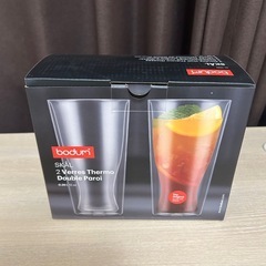 bodum (ボダム) SKAL（スカル） ダブルウォールグラス（0.35L×2個セット）の画像