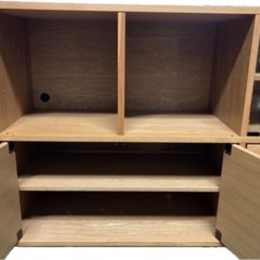 無印良品　スタッキングキャビネット　テレビボードの画像