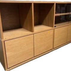 無印良品　スタッキングキャビネット　テレビボードの画像