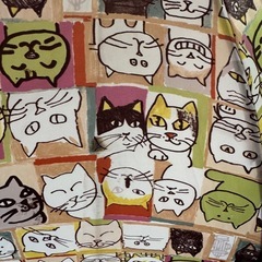 ネコ柄のかわいい傘 マルチカラー ネコ ねこの画像