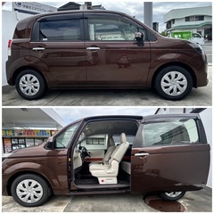 🉐H25トヨタスペイドF 2WD 検8/2/18 73,900kmナビ 助手席側電動スライドドアの画像