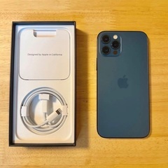 本日（10/5）19時にららぽーと海老名か町田駅で　iPhone 12 pro 128GB パシフィックブルーの画像