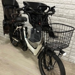 ⭐️2016年-2018年モデル⭐️Panasonic 電動自転車 ギュット アニーズ大容量8Ah子供乗せ 新基準⭐完成車配送⭐️美品⭐室内保管⭐m901の画像