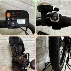 ⭐️2016年-2018年モデル⭐️Panasonic 電動自転車 ギュット アニーズ大容量8Ah子供乗せ 新基準⭐完成車配送⭐️美品⭐室内保管⭐m901の画像