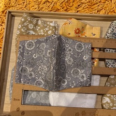 ハンドメイド布マスク7枚セットの画像