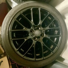 WORKエモーション M8R 17インチアルミ　YOKOHAMA BluEarth GT 205/45R17 4本共 6部山の画像