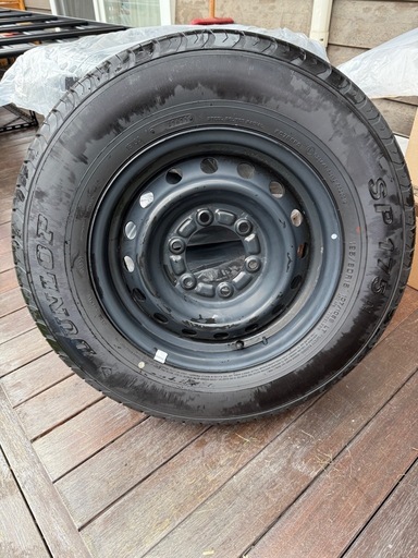 ハイエース　タイヤホイール　ダンロップ　SP175N 195/80R15
