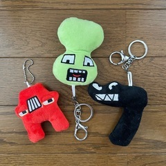 レインボーフレンズ・アルファベットロアぬいぐるみセットの画像