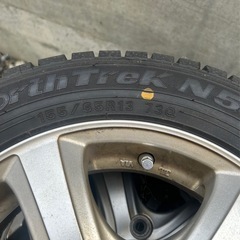 155/65R13アルミホイール付冬タイヤ4本セットの画像