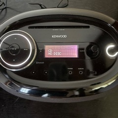 【KENWOOD】CD/USB/AUX対応コンポ AP-300-B（Bluetooth不可・リモコン＆ACアダプター付き）の画像