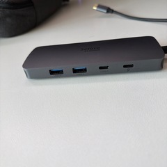 マルチモニター 3画面拡張 2つHDMI＋DP＋LAN 】Selore 8in1ドッキングステーション hdmi 2つ 4K対応 3画面出力 モバイルタイプ 100W 急速充電 Displayport LAN 2 USB-A/USB-C 3.0ポート usb ハブ type-c MacBook Pro/Air 2020 Dell/Lenovo Yoga HPなどタイプC機種に対応の画像