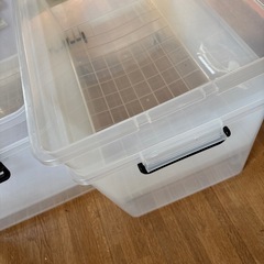 衣装ケース　収納ケース　5つ　蓋なしの画像