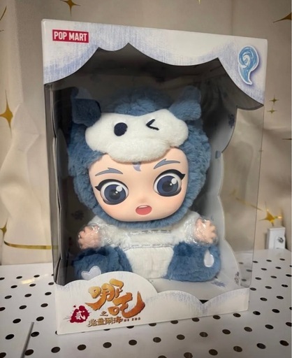 POPMART ポップマート の魔童騒海抱っこシリーズラバー顔ぬいぐるみ - 白龍敖丙