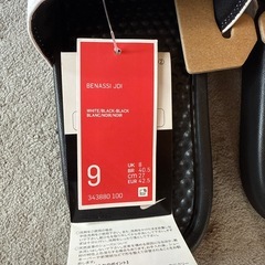 NIKE ビーチサンダル サイズ9 ホワイト/ブラックの画像